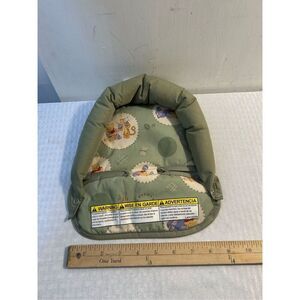 Disney Winnie the Pooh green infant carseat head support vintage